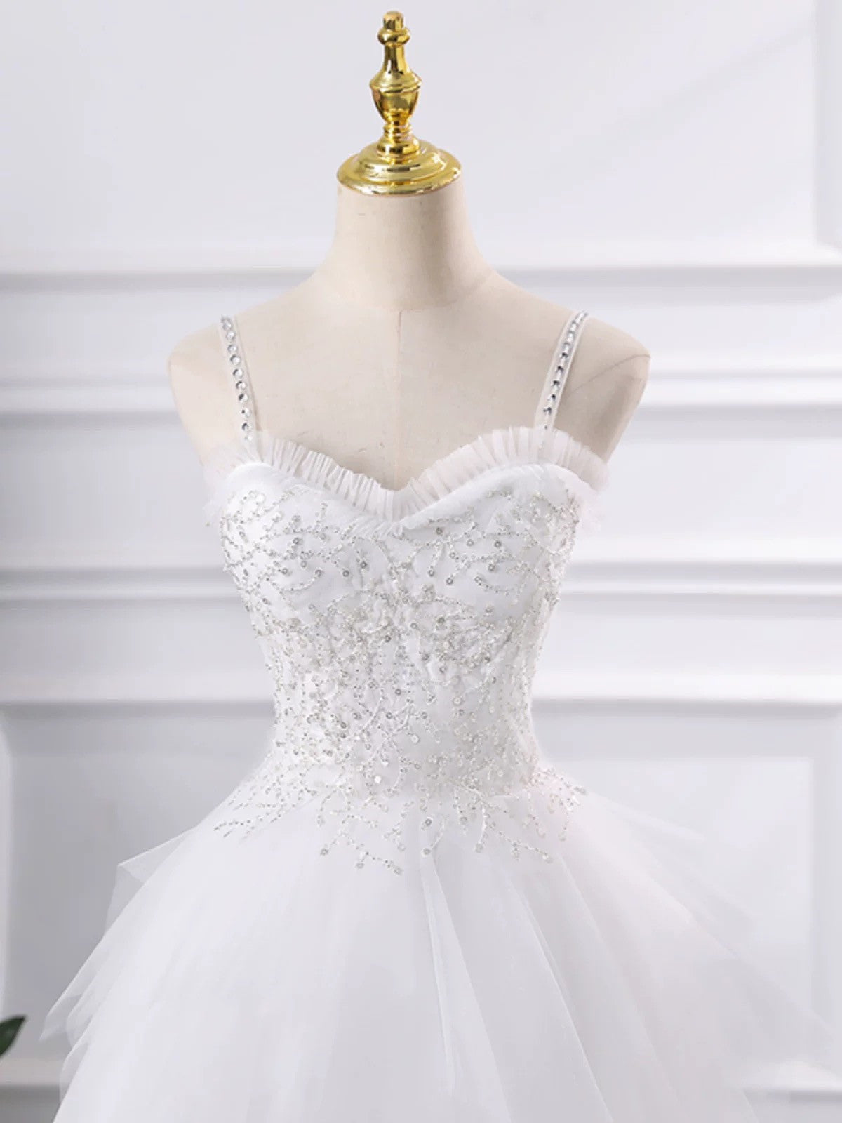 Lovely Tulle with Lace Applique Straps Short Party Dress