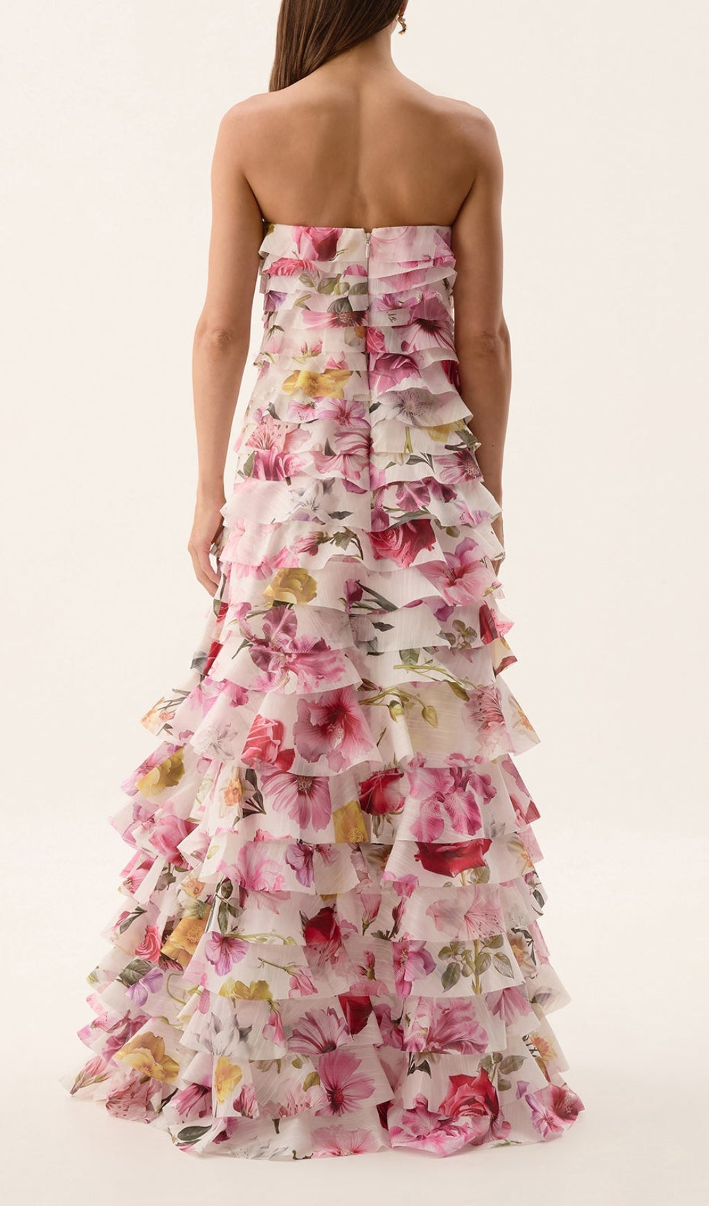 Dasani Dreamy Floral Ruffled Maxi Dress