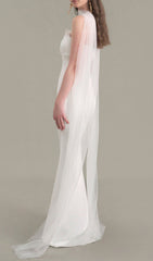 Jalene Timeless White Strapless Wedding Dress