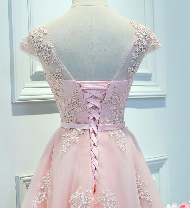 Adorable Pink Knee Length Party Dress