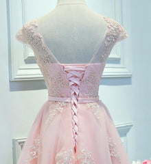 Adorable Pink Knee Length Party Dress