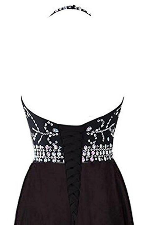 Hermoso vestido de fiesta de corte A con cuentas degradadas 