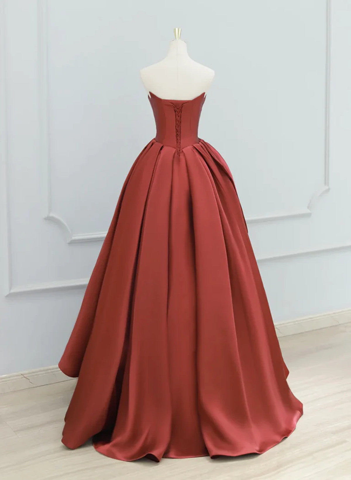Satin Long Simple Formal Dress Evening Dress