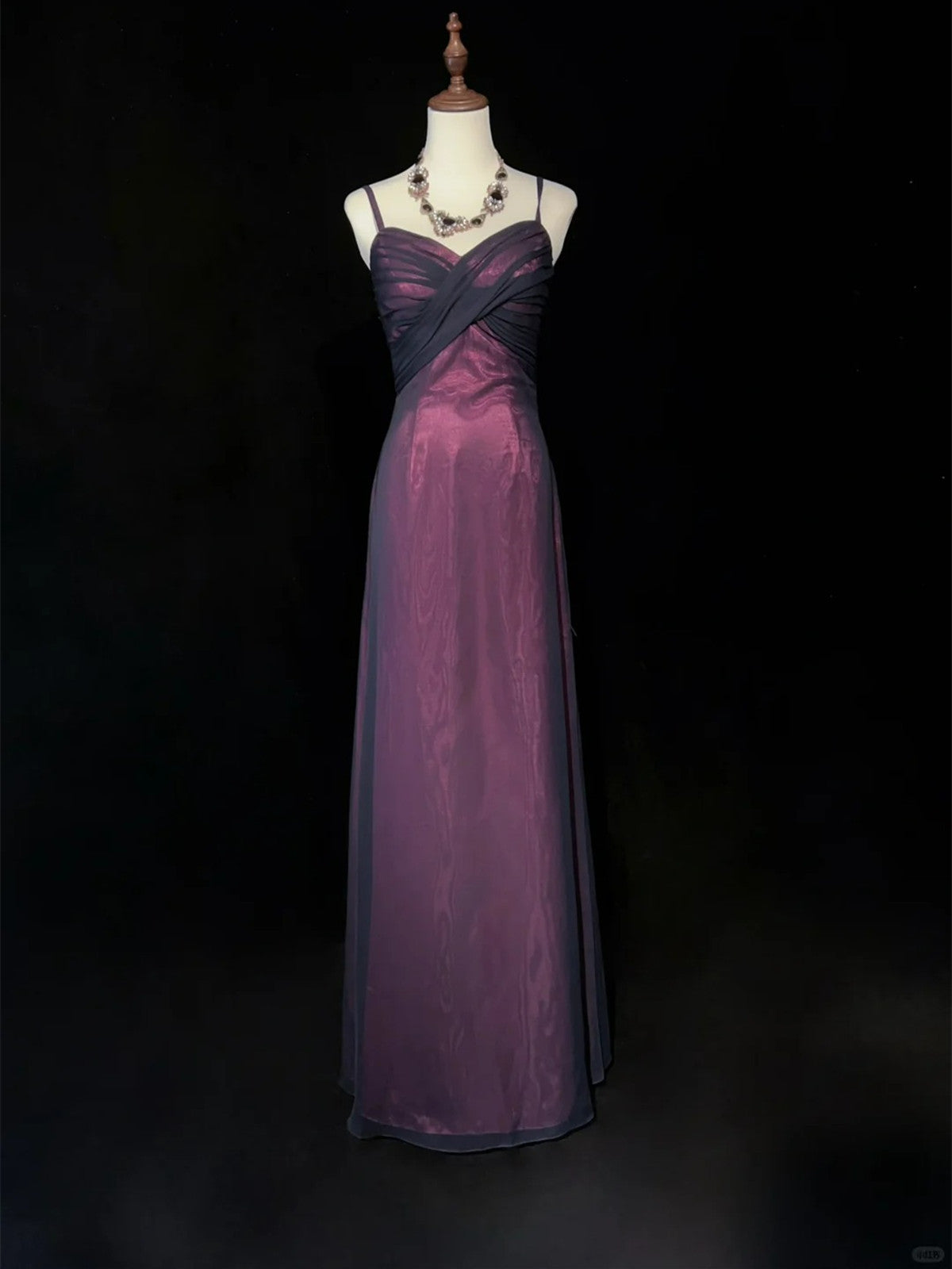 A-line Black and Red Sweetheart Floor Length Prom Dress