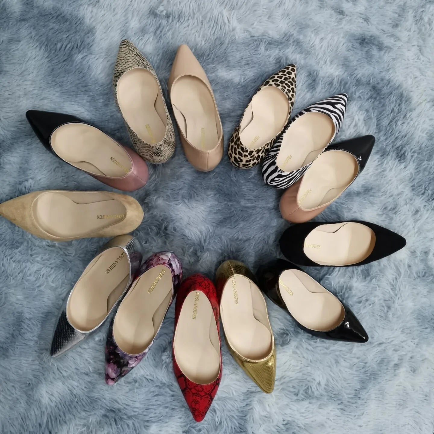 13 Style Large Pumps Classic Sexy Pointed Toe 9cm mid High Heels Pumps Faux Black red Office Party Wedding Shoes