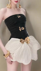 Channah Chic Strapless Mini Dress