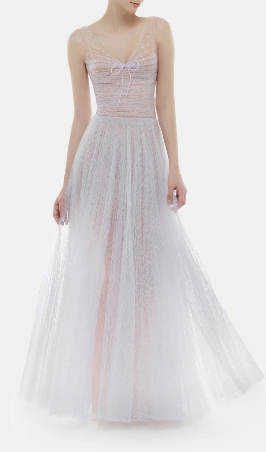 Josie Ethereal Lavender Sparkle Maxi Gown