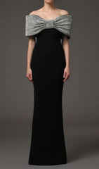 Dosia Dazzling Bow Maxi Dress