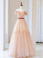 Precioso vestido de noche de tul con escote en forma de A y escote en forma de corazón para fiesta 