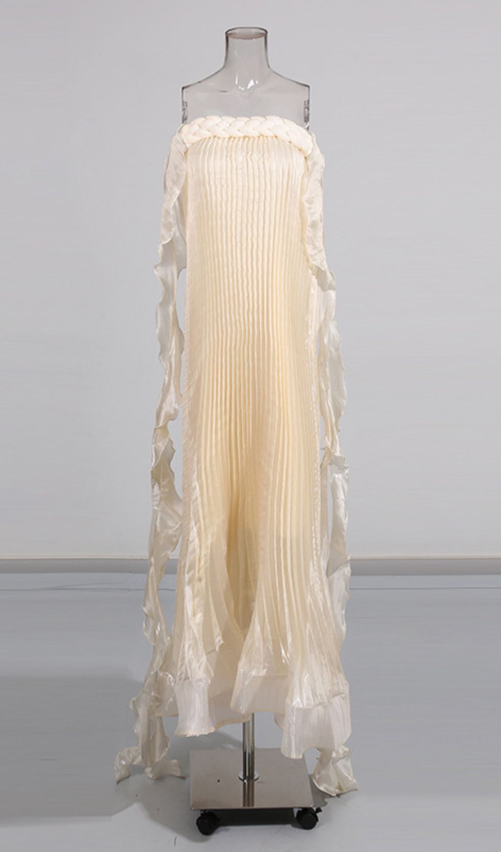Imogene Ethereal Pleated Maxi Gown