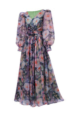 Feray Ethereal Floral Maxi Dress