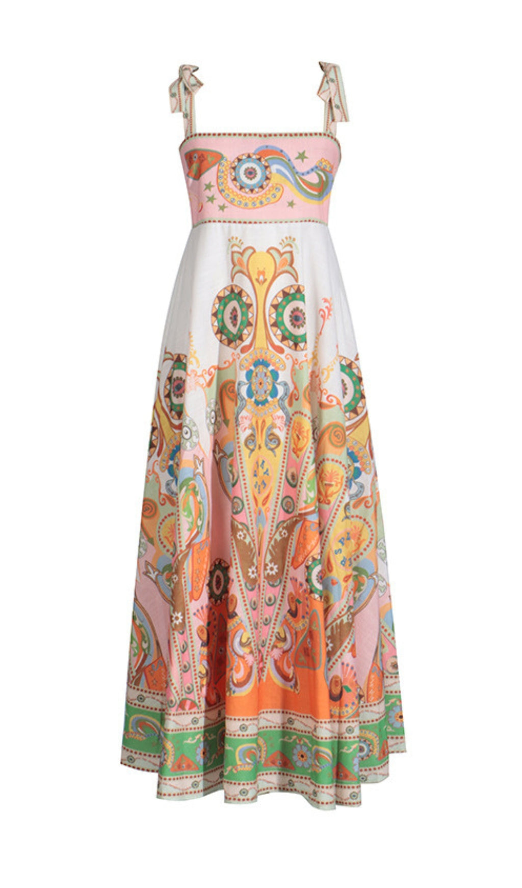 Dasha Strappy Bohemian Maxi Dress