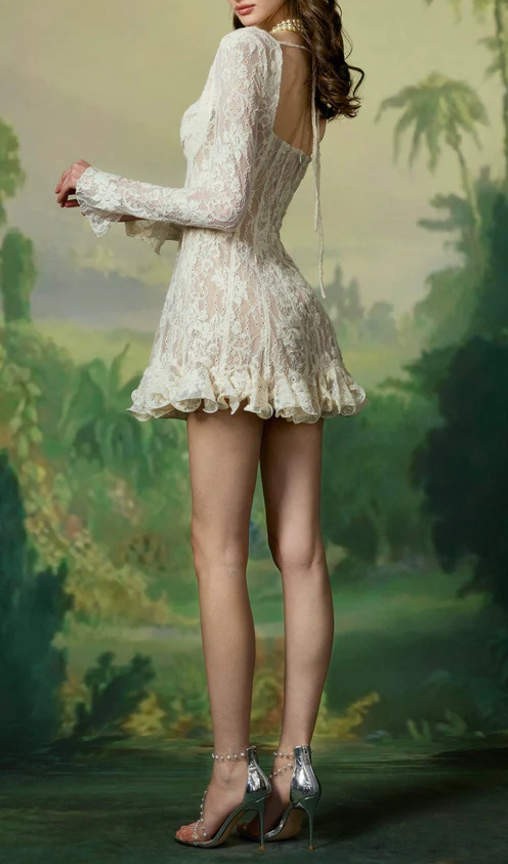 Laura Romantic Lace Mini Dress