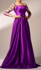 Orchid Purple Evening Gown