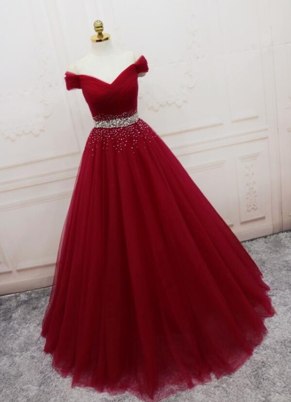 Hermoso vestido de fiesta de corte A hecho a mano 