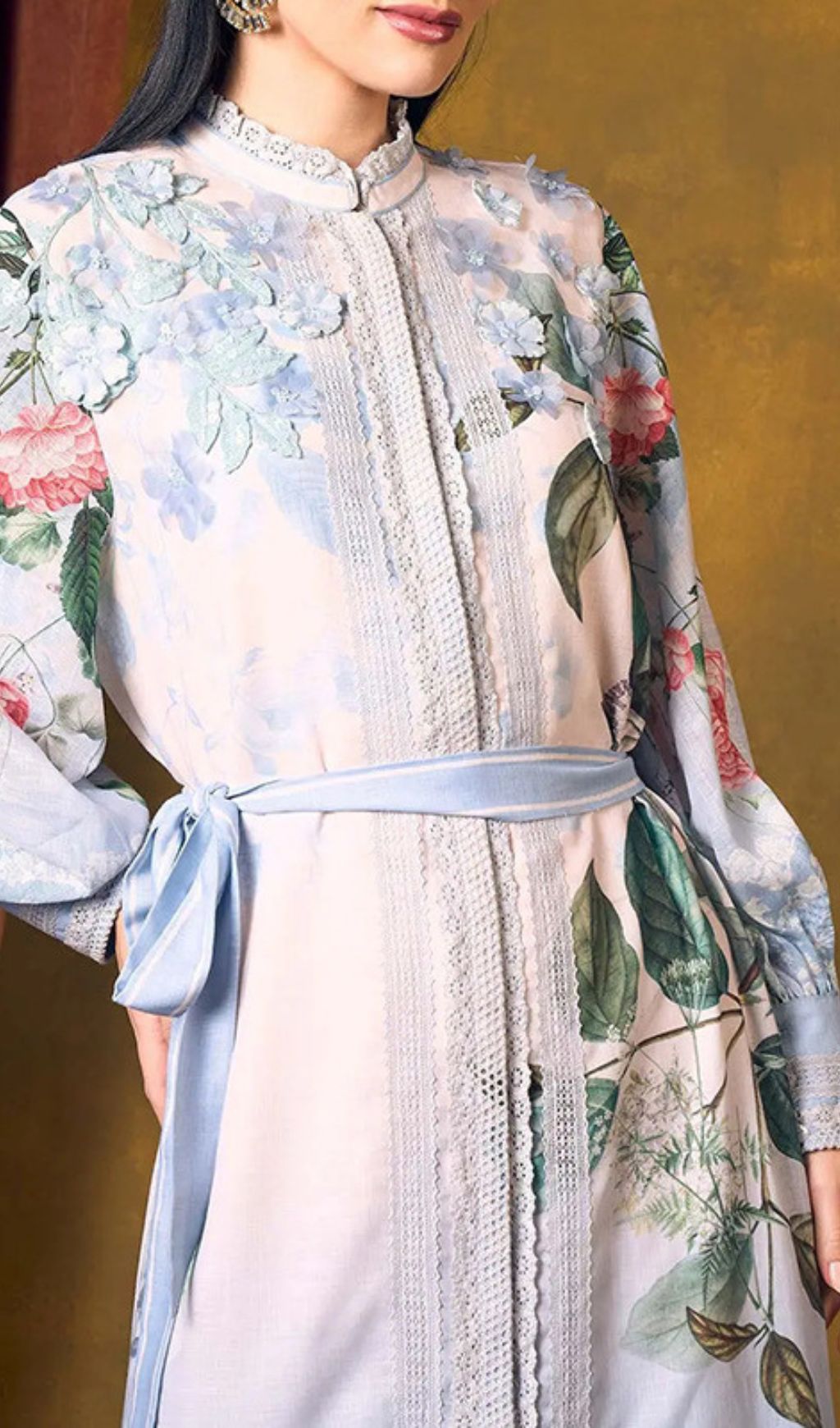 Inna Floral Bloom Long Sleeve Maxi Dress