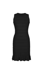 Eliane Pink Knit Mini Dress