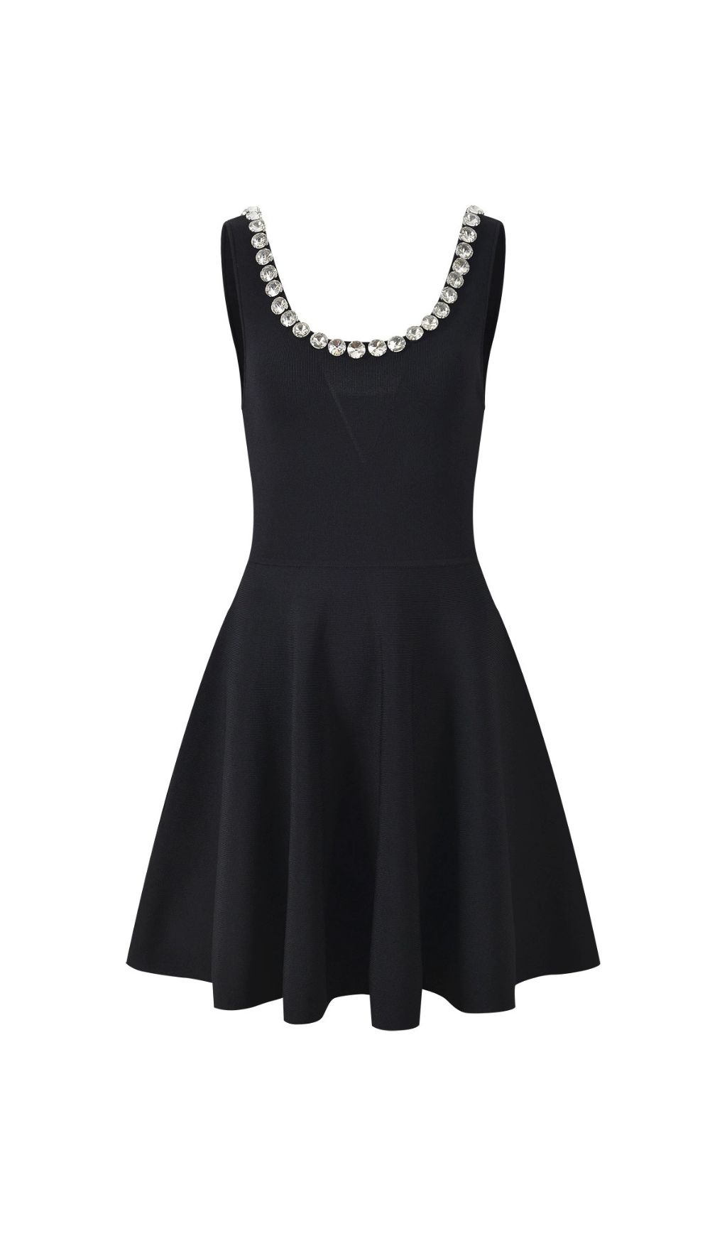Nelya Embellished Knit Mini Dress
