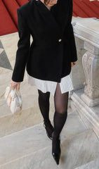 Haruna Black Blazer Dress