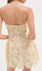 Felice Elegant Strappy Lace Mini Dress