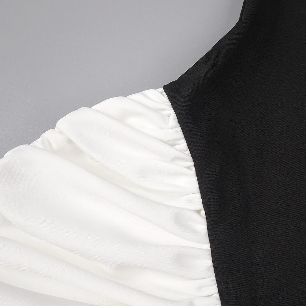 Hesperia Halter Ruched Mini Dress