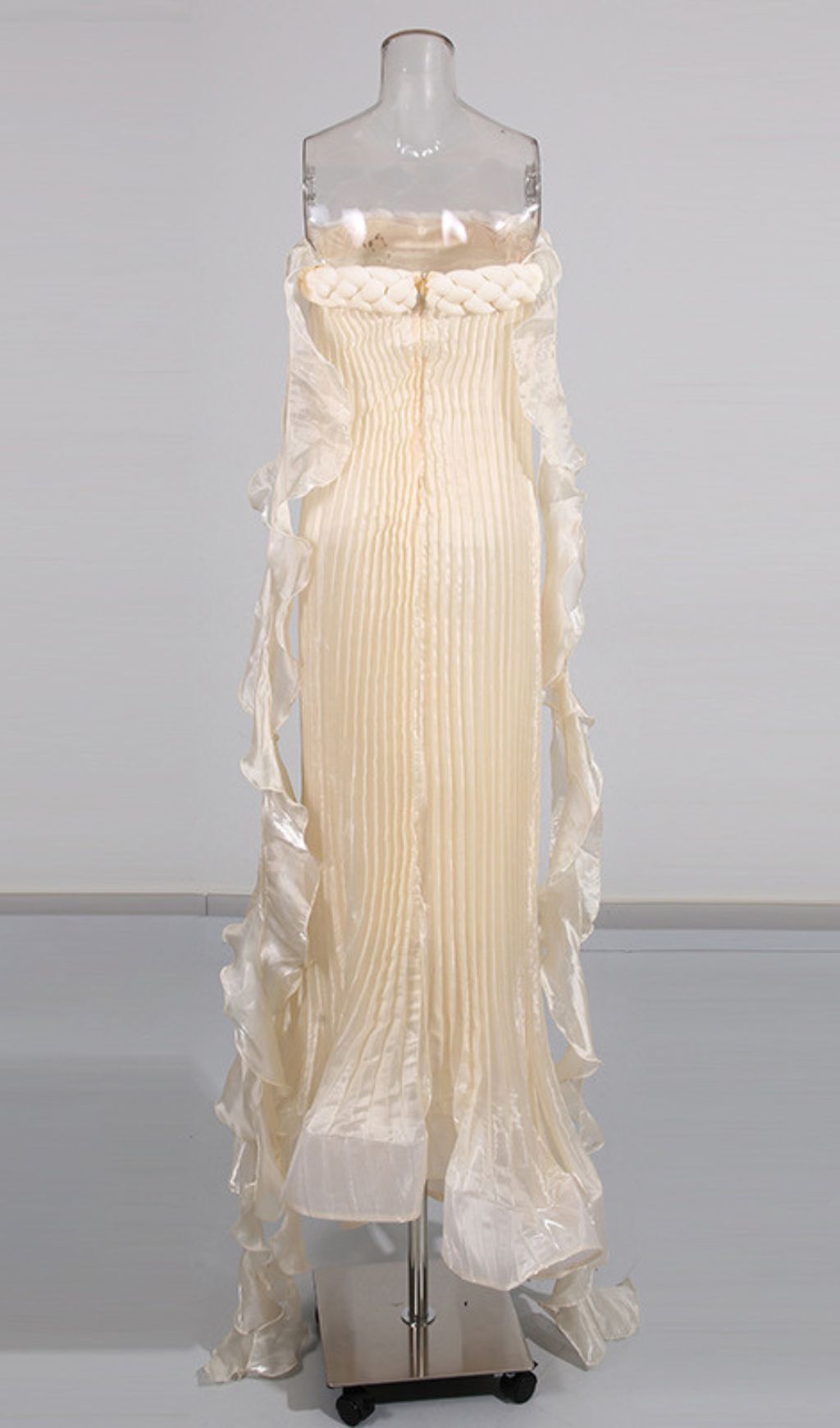 Imogene Ethereal Pleated Maxi Gown