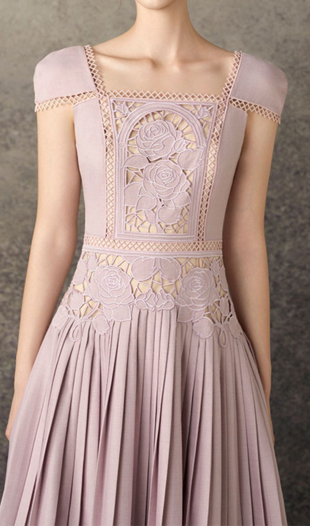 Hilda Romantic Floral Pleated Midi Dress