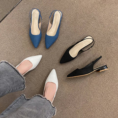High Quality Shoes Slip-on Sandals Slingbacks Office Career Hot Sale Plus Size Toe Cap Sandals