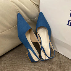 High Quality Shoes Slip-on Sandals Slingbacks Office Career Hot Sale Plus Size Toe Cap Sandals