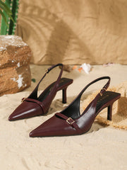 Nude Slingback Heels forWomen