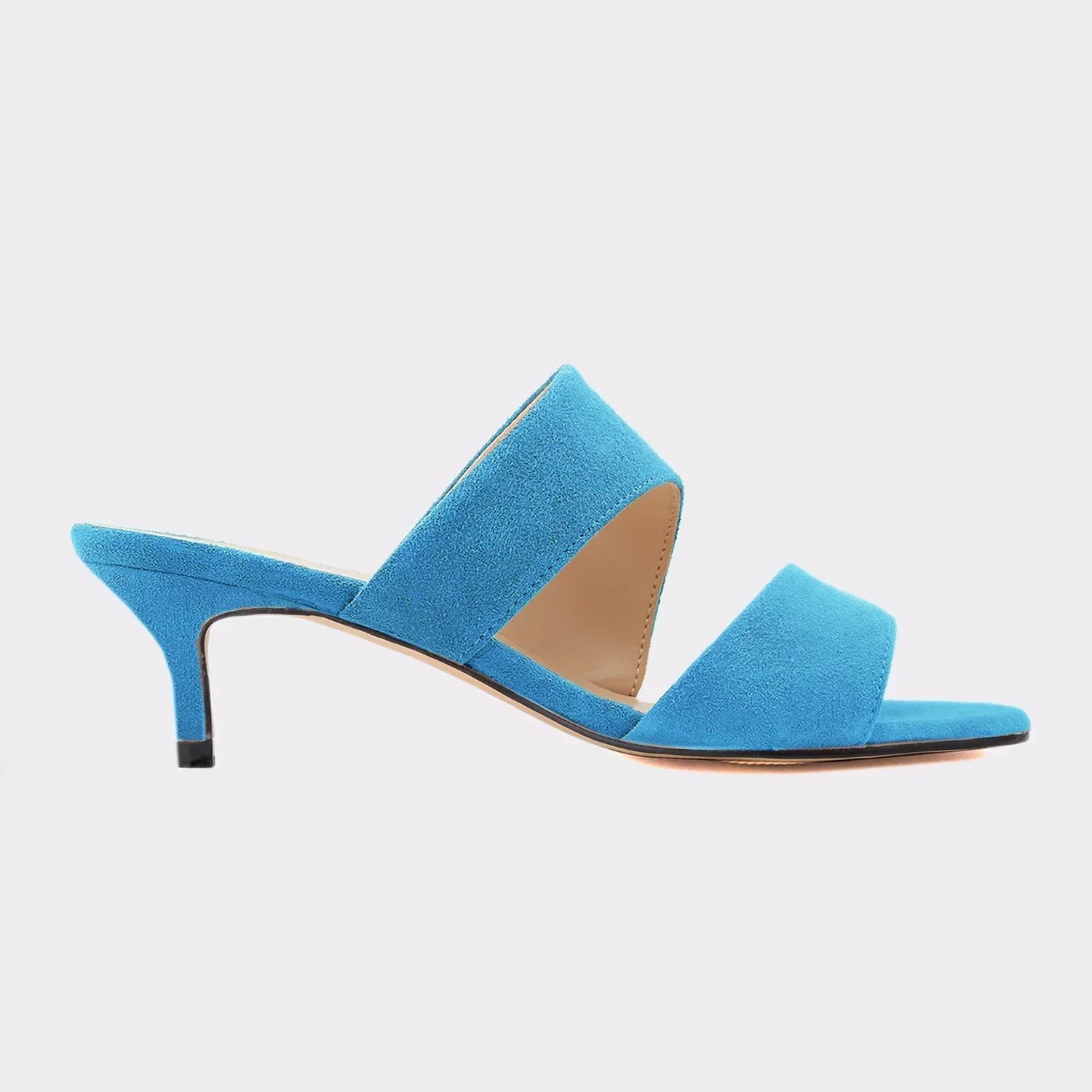Sandals Casual 5cm Sexy Thin High Heels Open Toe Slip on Sandal Nude Red Wedding Shoes Plus Size