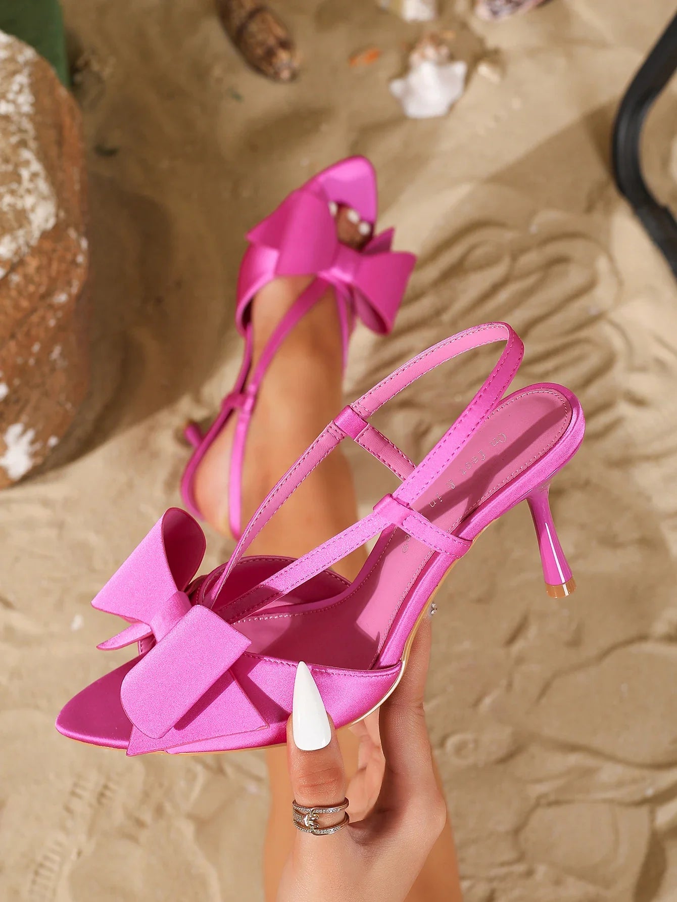 Sexy Pointed Strap High Heels Stiletto Elegant Party Dance Lace-up Sandals