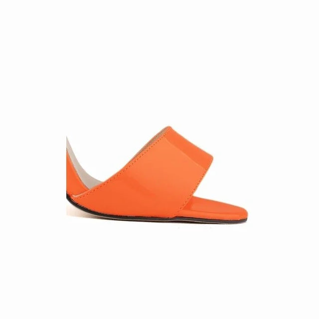 Sandals 8cm High Heels Flock Lady Gladiator Evening Ankle Strap Stilettos Party Nude Wedding Shoes