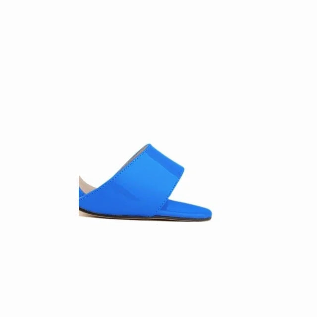 Sandals 8cm High Heels Flock Lady Gladiator Evening Ankle Strap Stilettos Party Nude Wedding Shoes