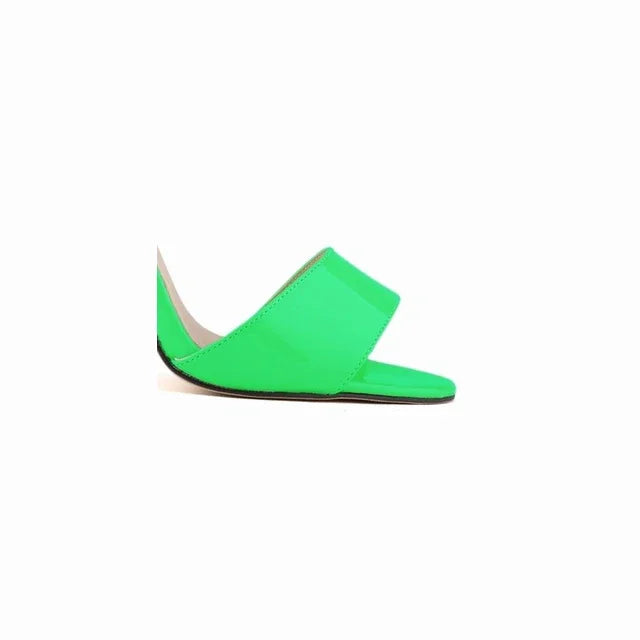 Sandals 8cm High Heels Flock Lady Gladiator Evening Ankle Strap Stilettos Party Nude Wedding Shoes