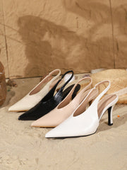 Shoes Single Shoes Sandals Pointed Toe  Slingback High Heels Stylish High Heels Pa