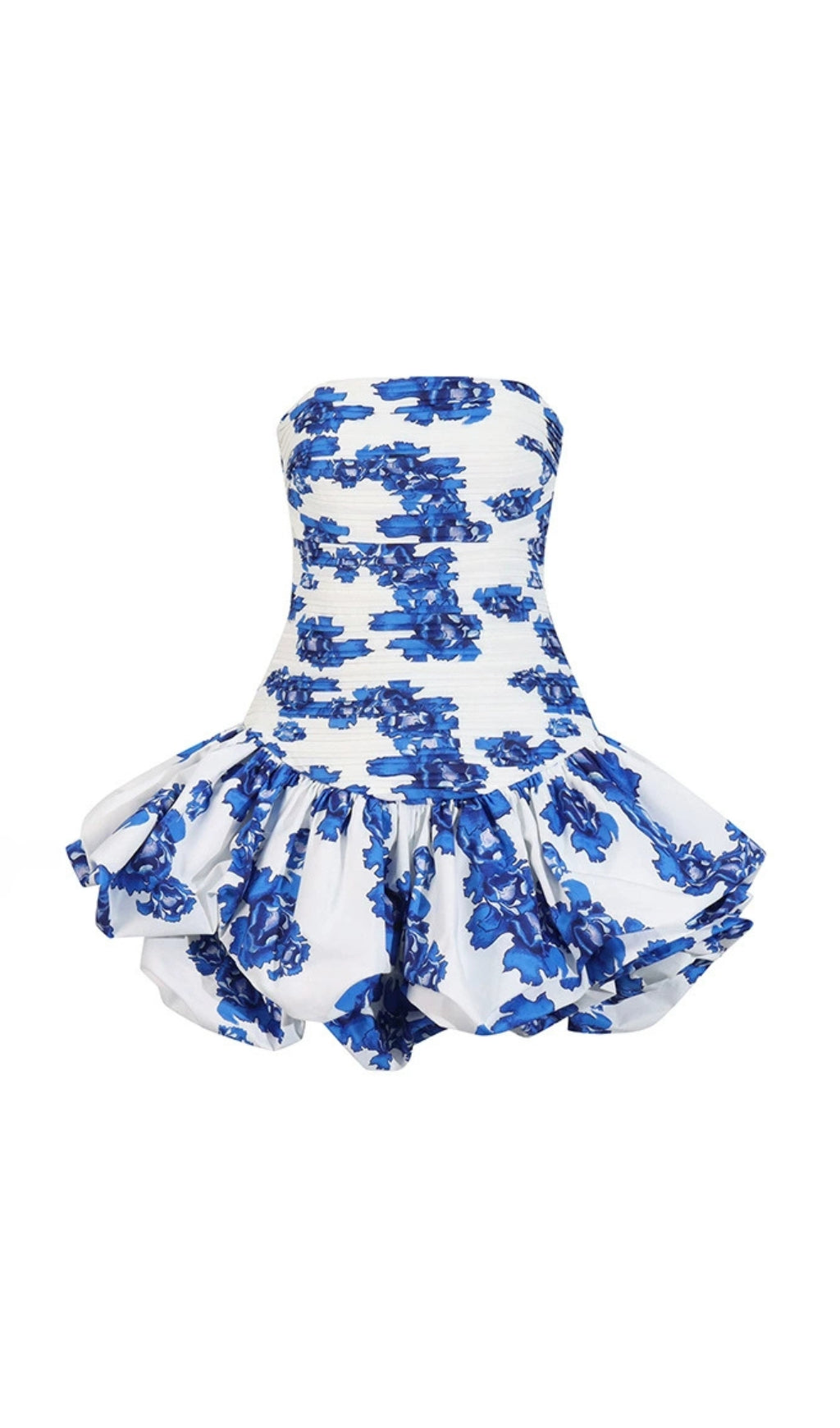 Ellen Floral Strapless Mini Dress