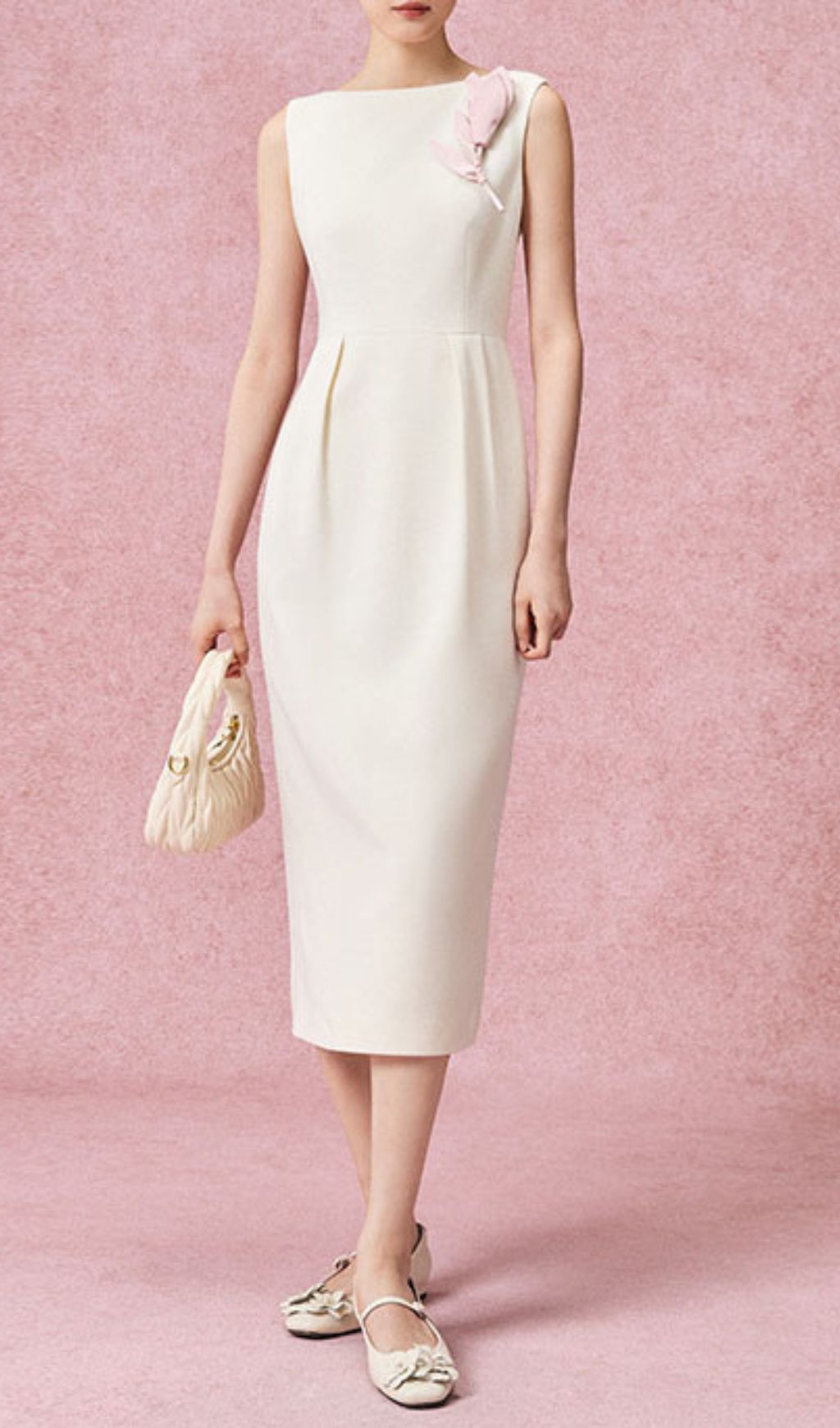 Geri Elegant Sleeveless Midi Dress