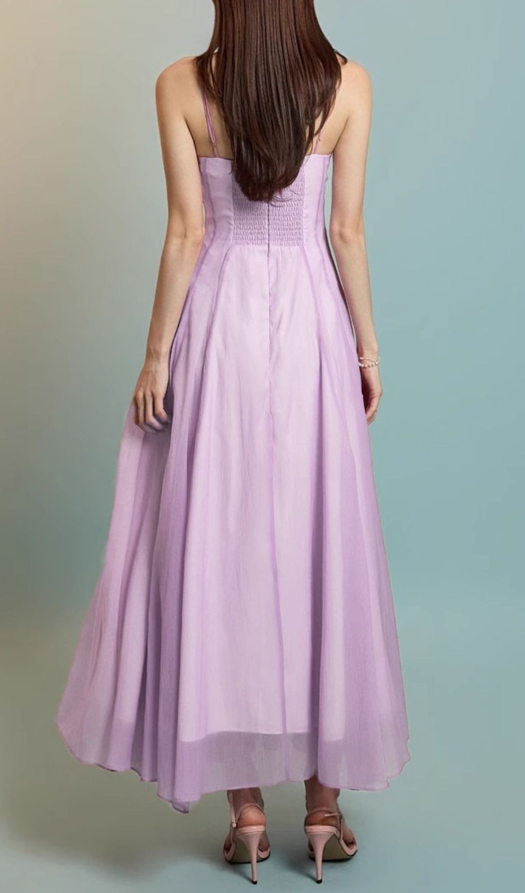 Fala Lavender Strappy Maxi Dress