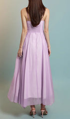 Fala Lavender Strappy Maxi Dress