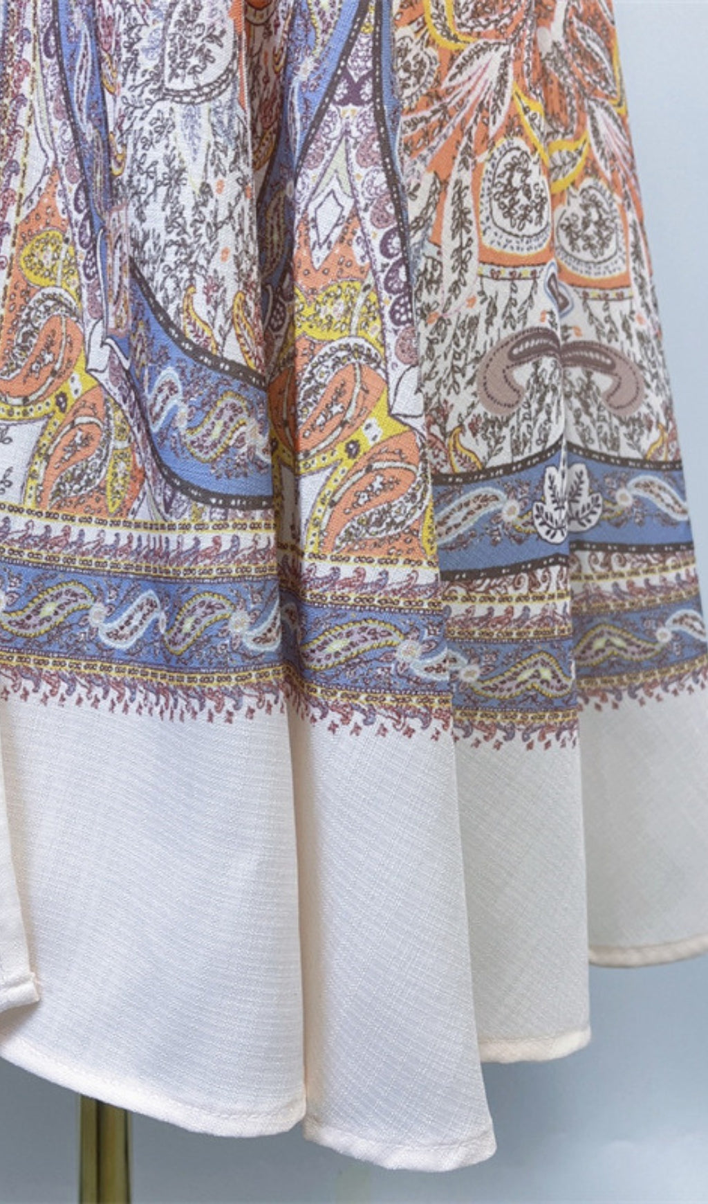 Bien Women's Bohemian Paisley Midi Dress
