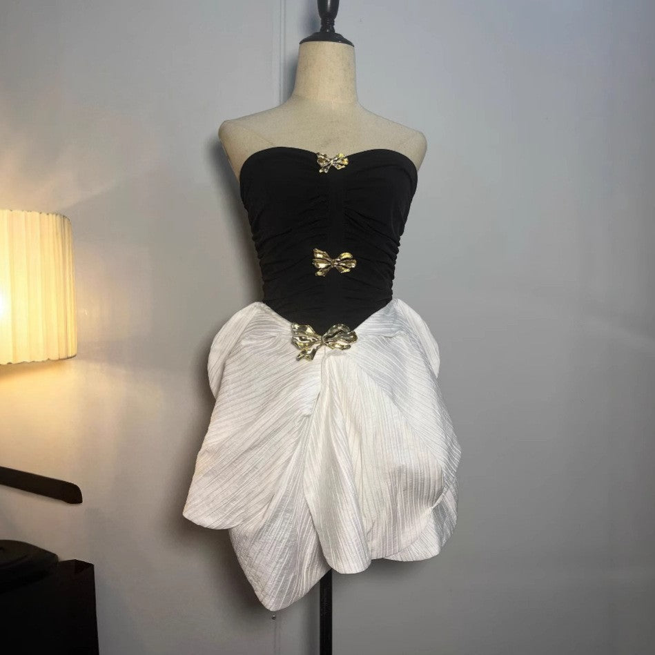 Channah Chic Strapless Mini Dress