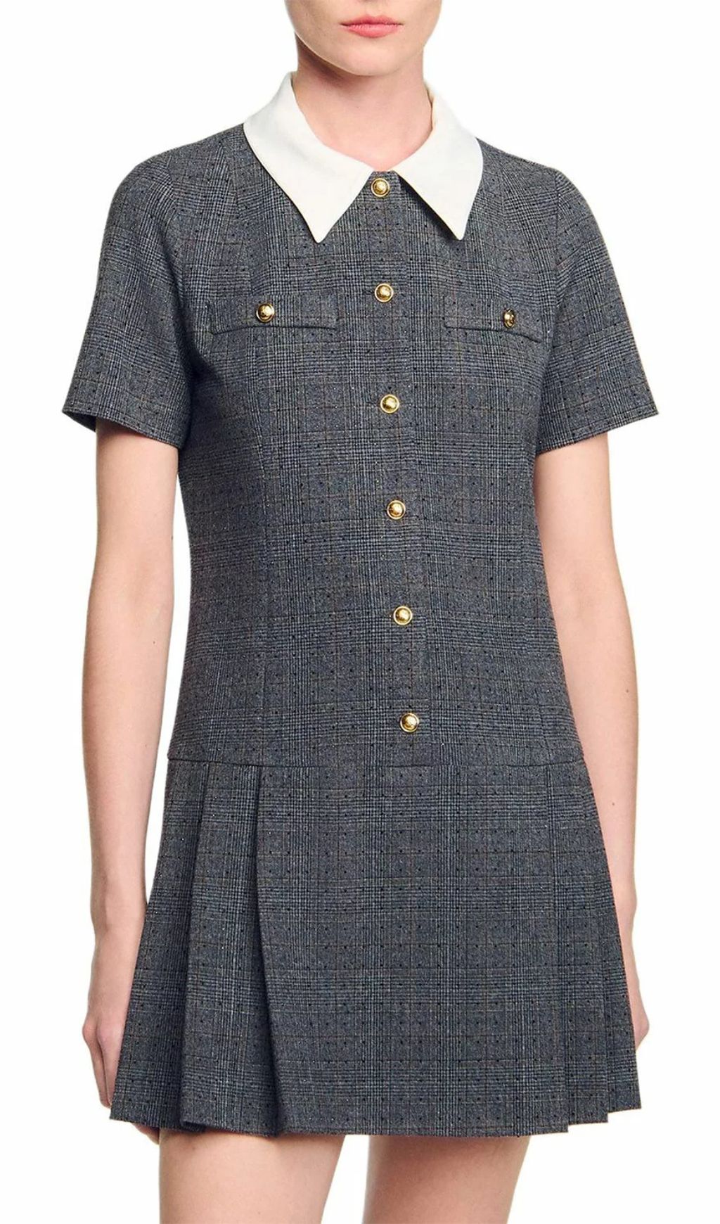 Chic Peter Pan Collar Mini Dress