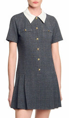 Chic Peter Pan Collar Mini Dress