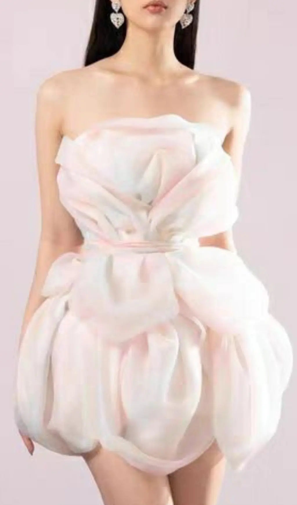 Achit Dreamy Flower Bud Rainbow Mini Dress