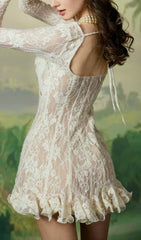 Laura Romantic Lace Mini Dress