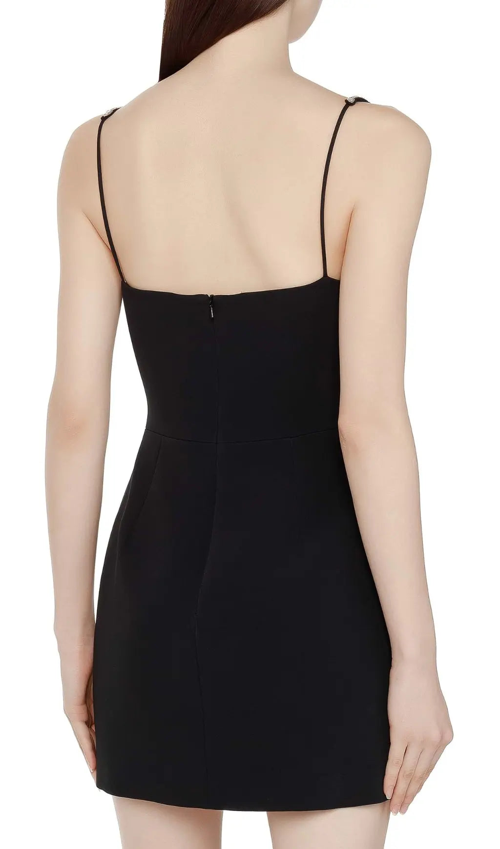 Glamorous Crystal Rose Black Bandage Mini Dress