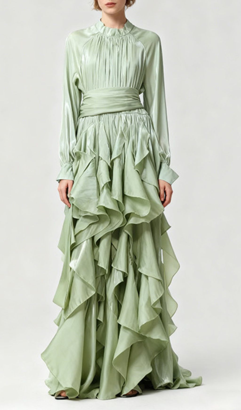 Joop Romantic Ruffle Maxi Dress