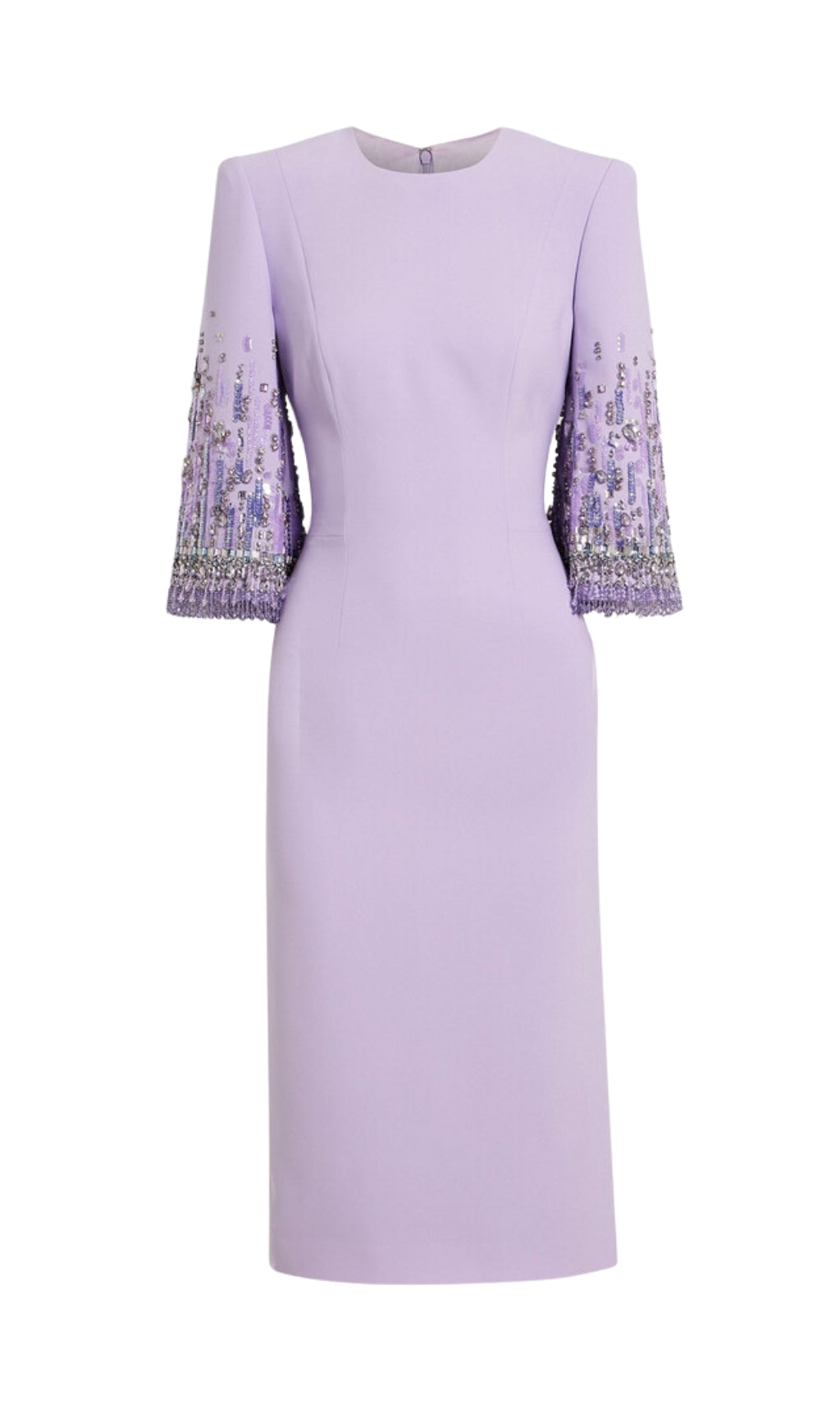 Dagny Sparkling Lavender Embellished Midi Dress