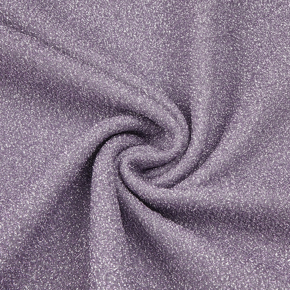 Jaidyn Shimmering Purple Halter Backless Maxi Dress